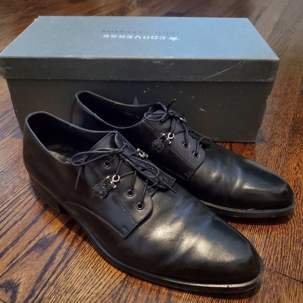 Men's Vintage Gianni Versace Signature Lace-up Loafer Shoes